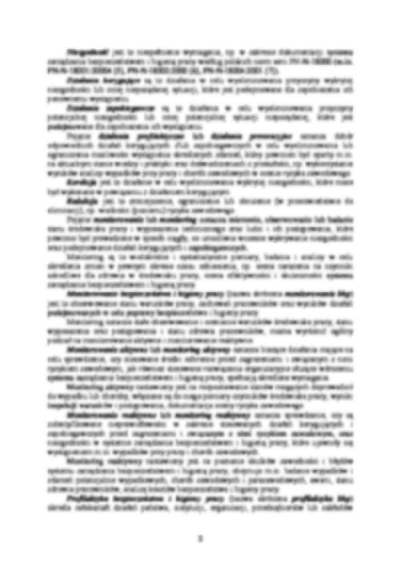 Wykład - Profilaktyka w dziedzinie bezpieczeństwa i higieny pracy - strona 2