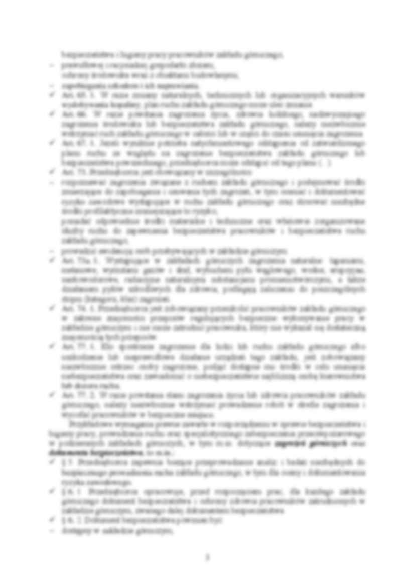 Wykład - Bezpieczeństwo i higiena pracy w górnictwie - strona 3