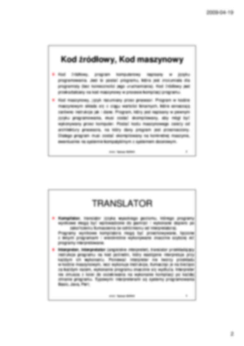 Wykład - definicja algorytmu - strona 2