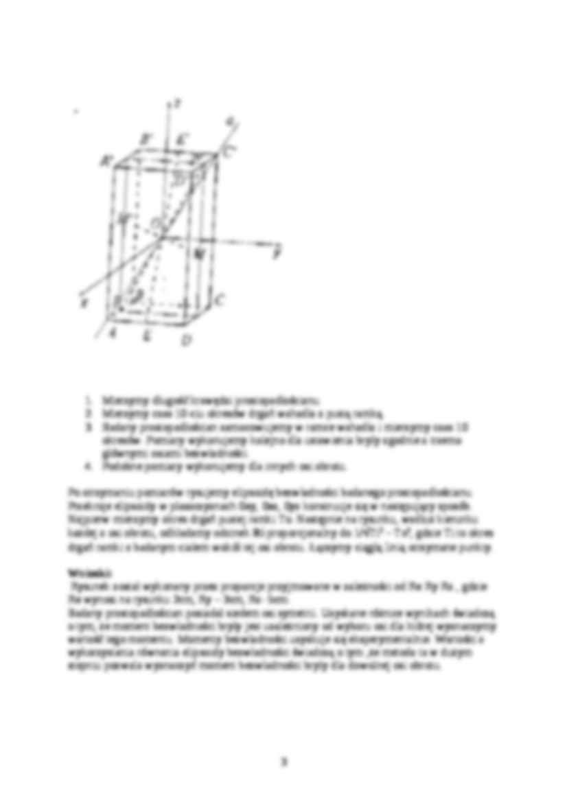 Laboratorium mechaniki ogólnej - strona 3