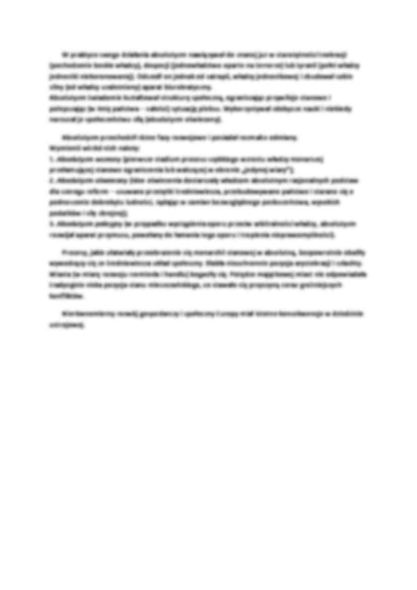 Monarchia stanowa i absolutna-Wykład. - strona 3