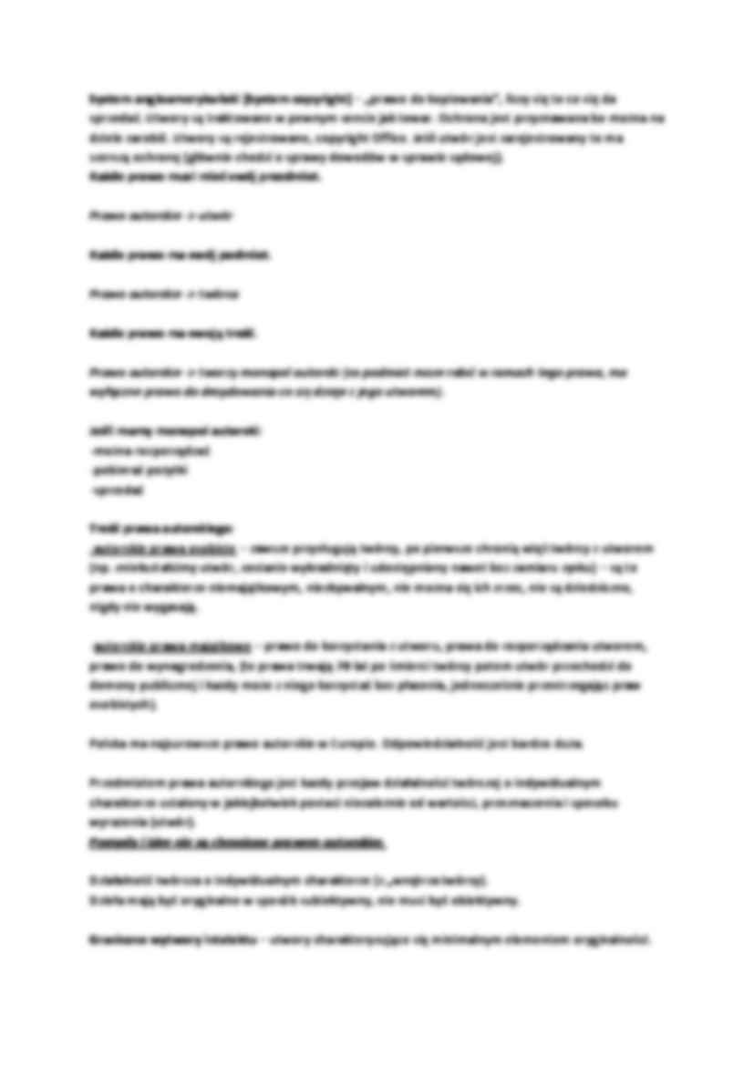 Wykład - Ustawa o prawie autorskim i prawie pokrewnym z 1994r - strona 2