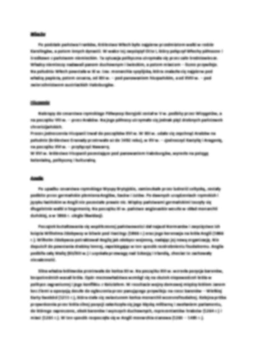 Narodziny feudalnych państw narodowych- Wykład - strona 2