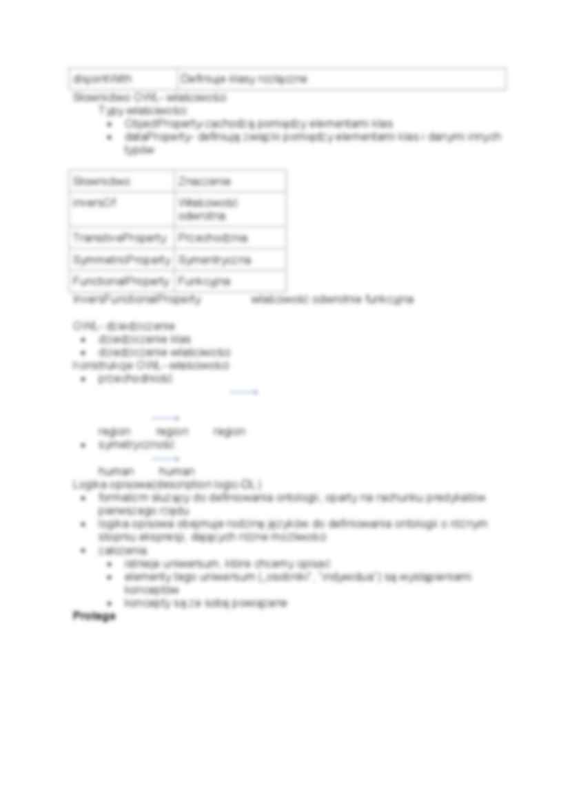 Wykład - Web Ontology Language (OWL) - strona 3