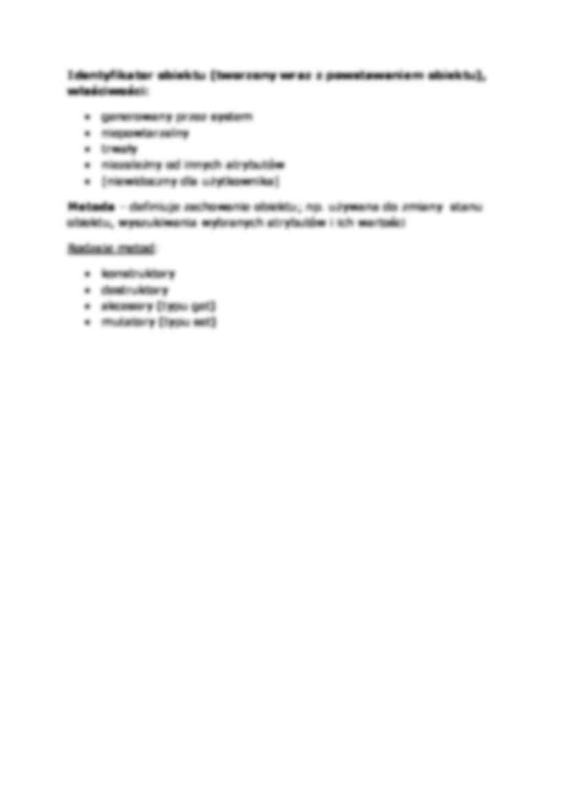 Wykład - Podstawowe koncepcje wykorzystywane w OBD - strona 3