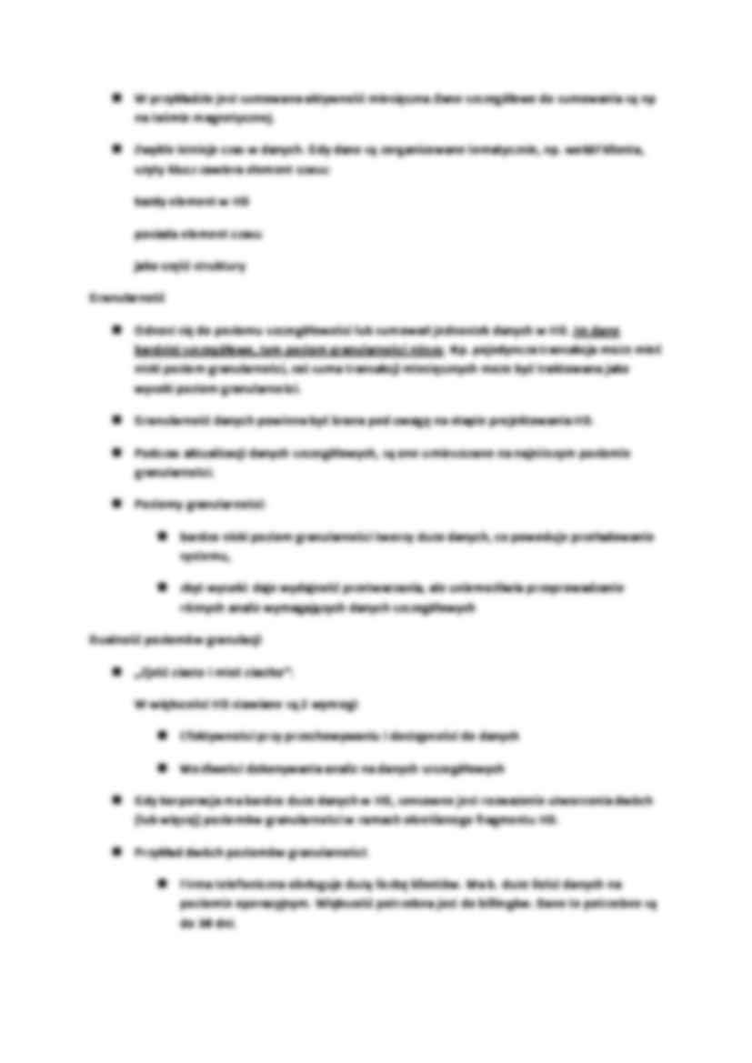 Środowisko hurtowni danych - wykład - strona 3