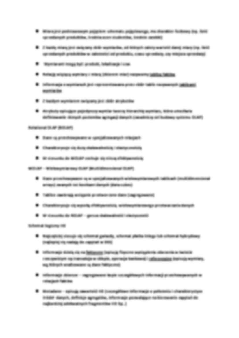 Typy hurtowni danych - wykład - strona 3