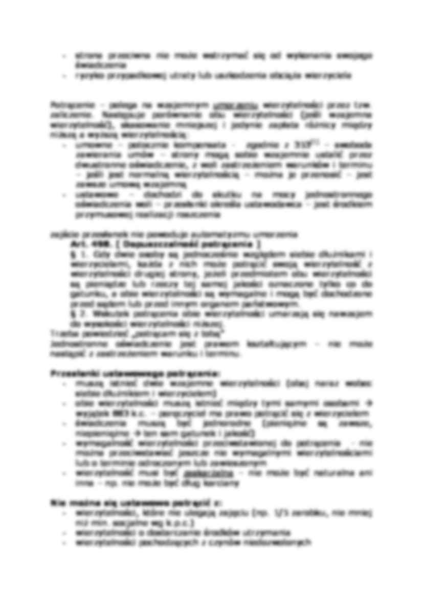Wykład - Zgaśniecie zobowiązań - strona 2