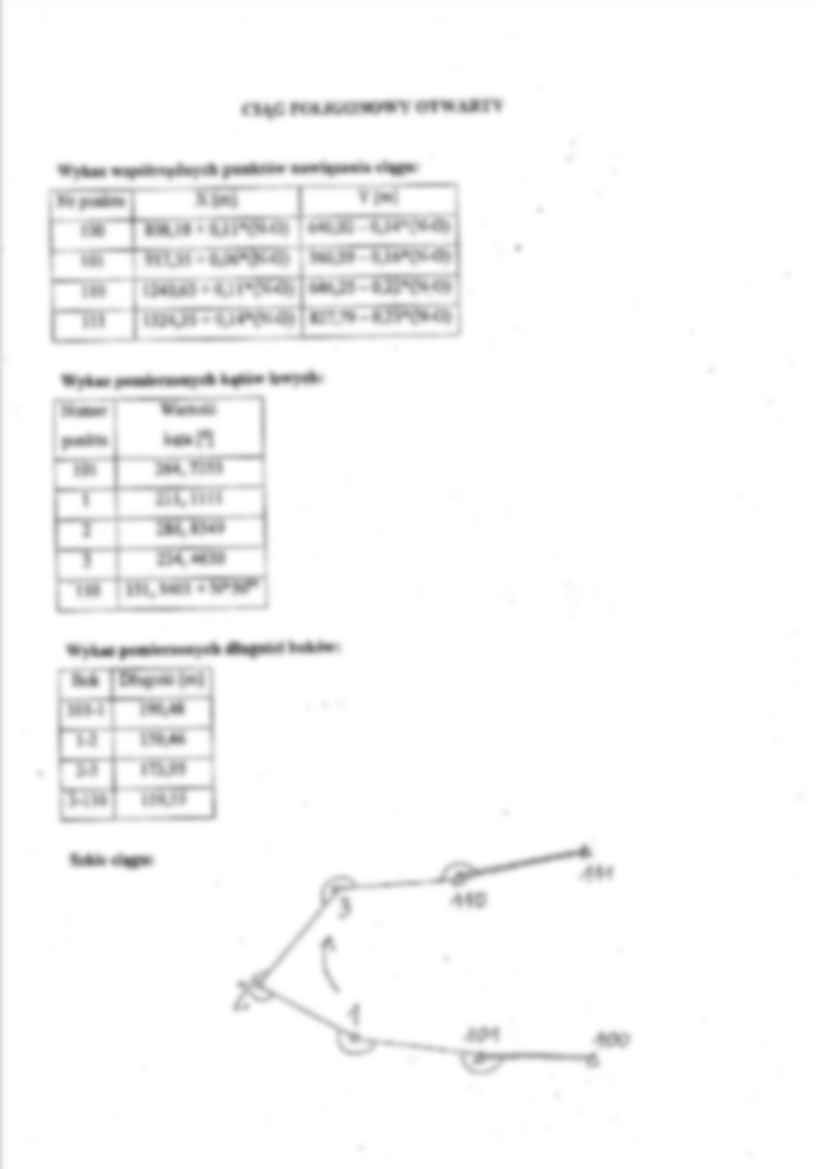 Geodezja - ćwiczenia - Temat 3 - strona 2