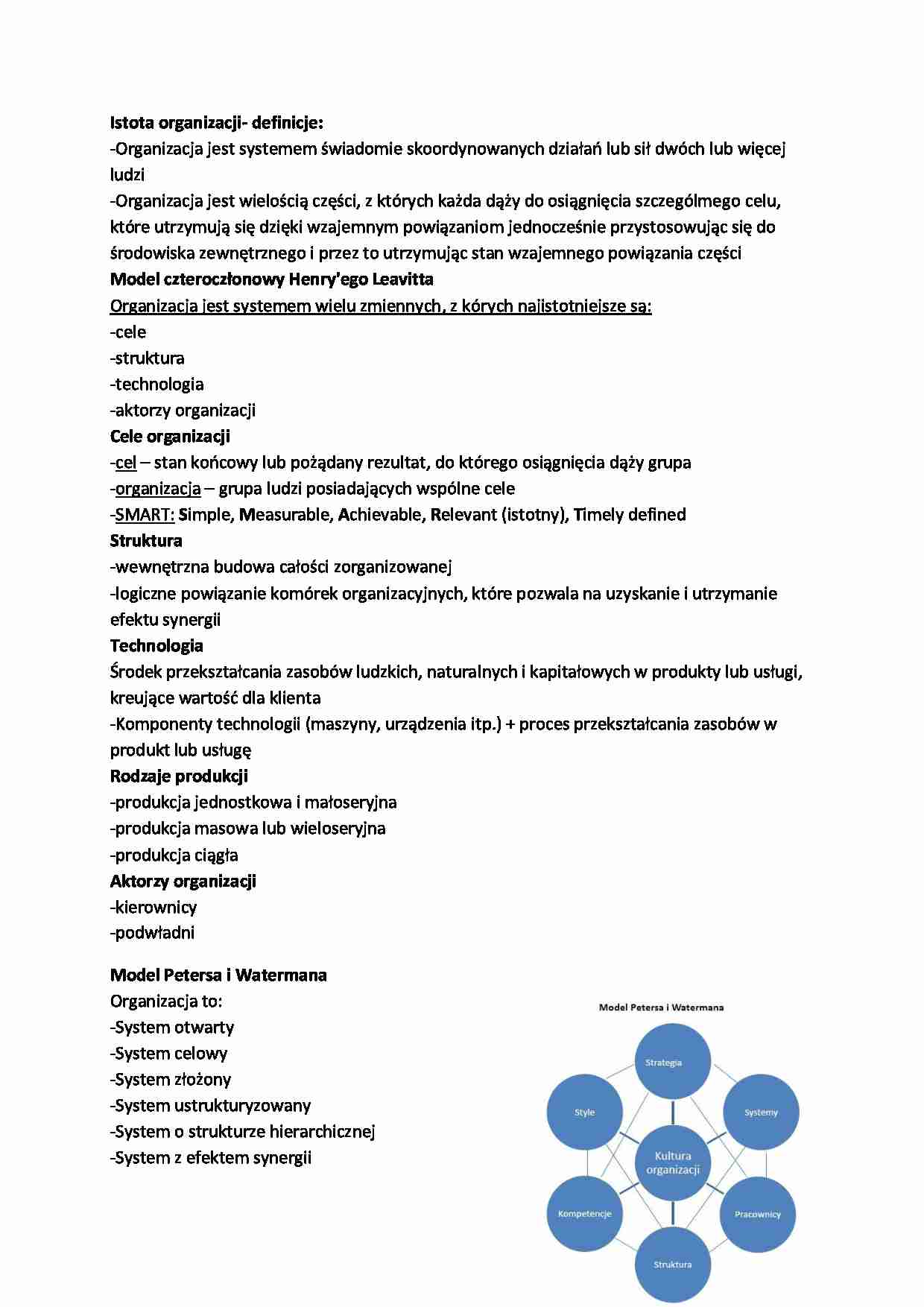 Zarządzanie jako dyscyplina naukowa c.d - strona 1