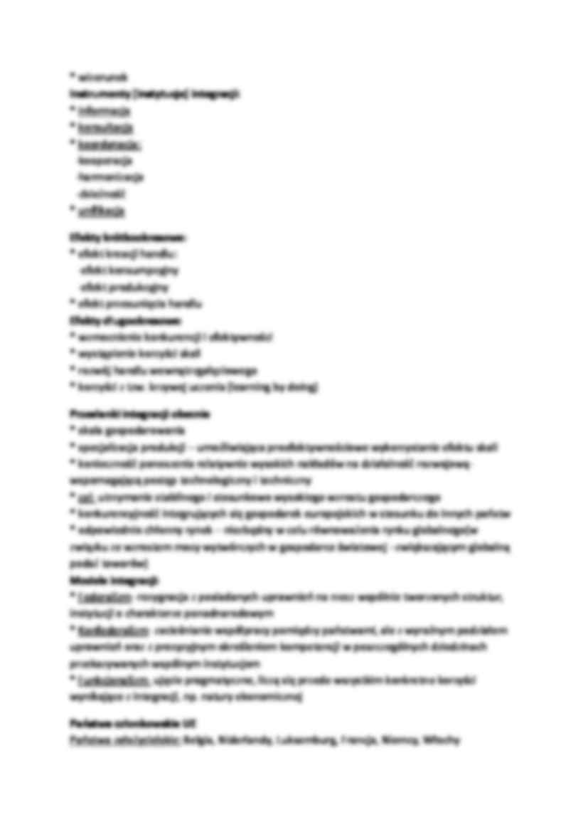 Proces integracji europejskiej - strona 3