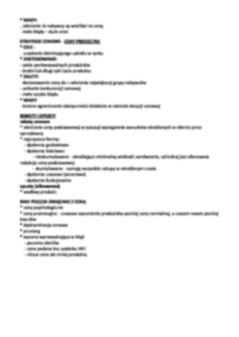 Strategia cen - wykład - strona 3