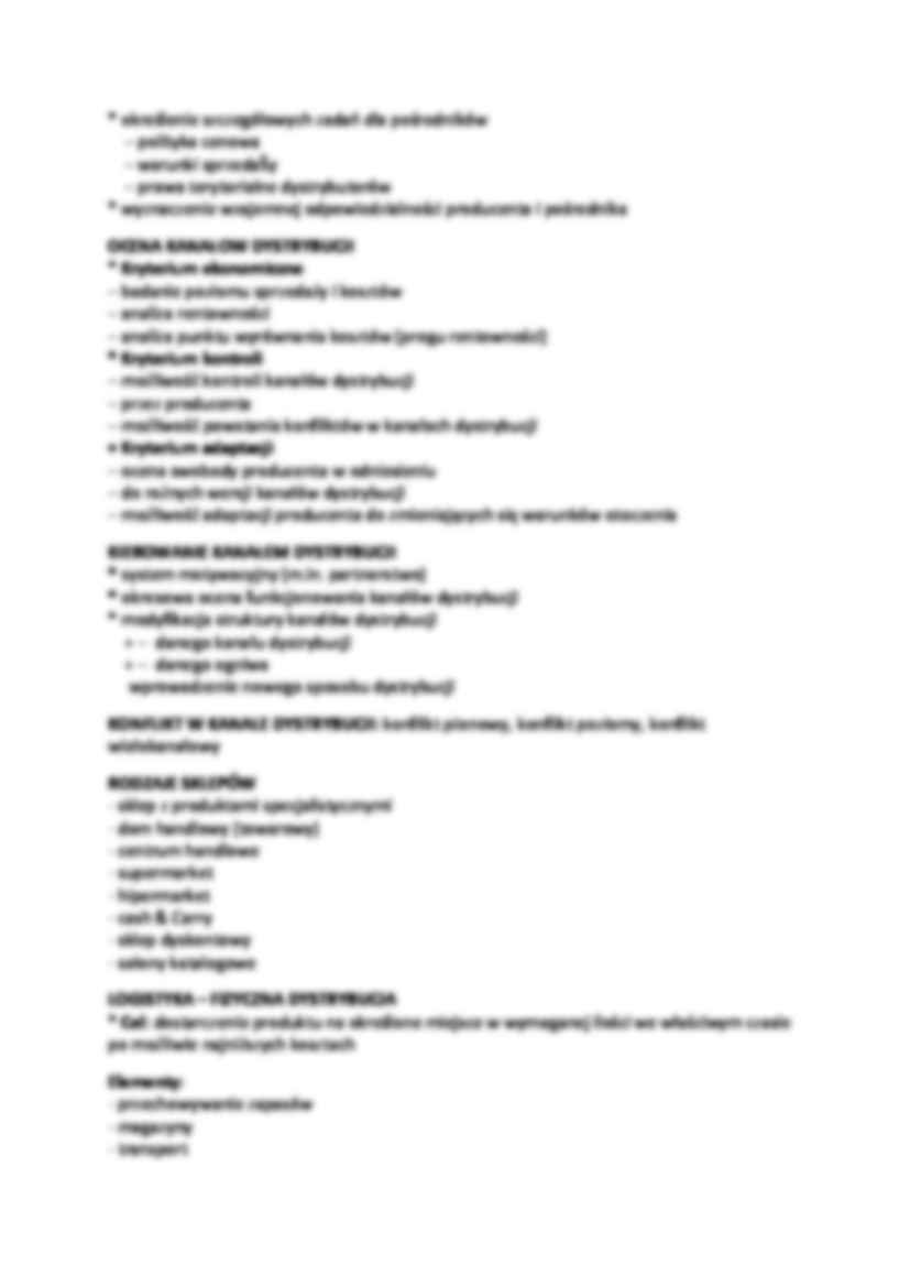 Strategia dystrybucji - wykład - strona 3