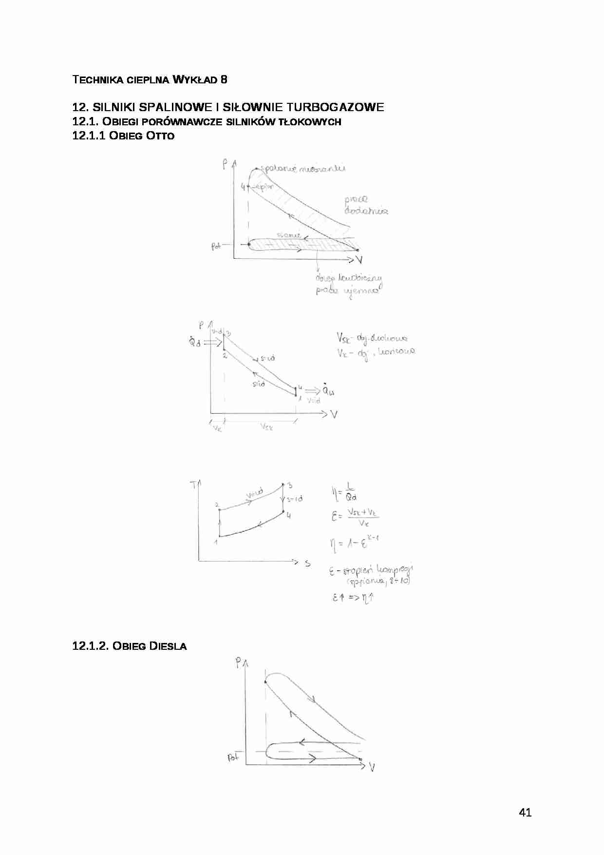 Wykład - Silniki spalinowe i Siłownie turbogazowe - strona 1