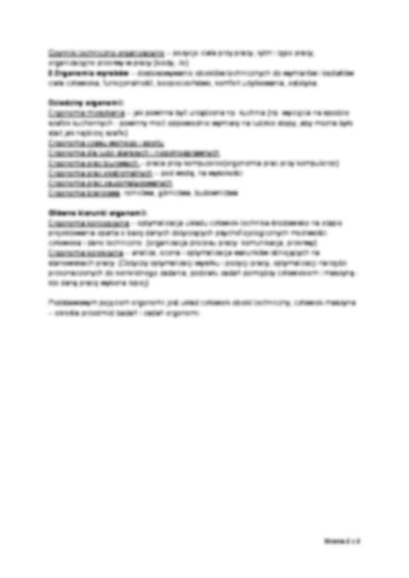 Wykład - Bezpieczeństwo Pracy i Ergonomia - strona 2