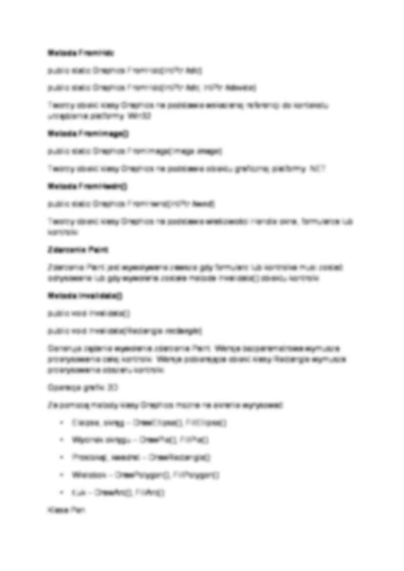 Wykład - Biblioteka GDI+ - strona 2