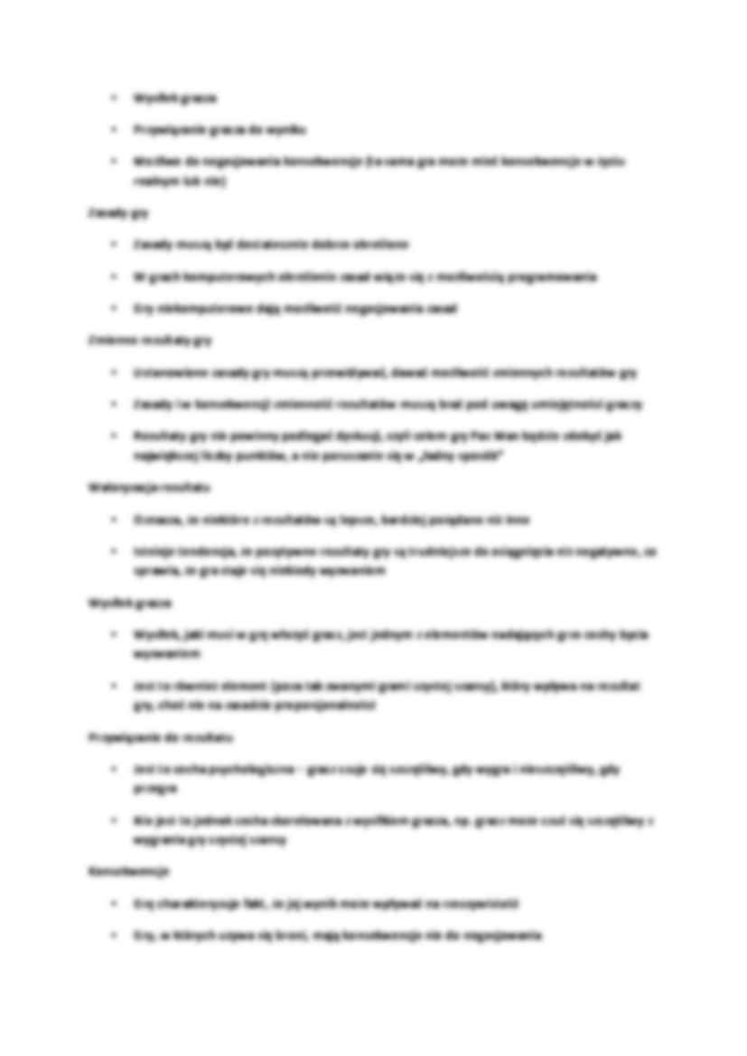 Gracz i świat przedstawiony - wykład - strona 3