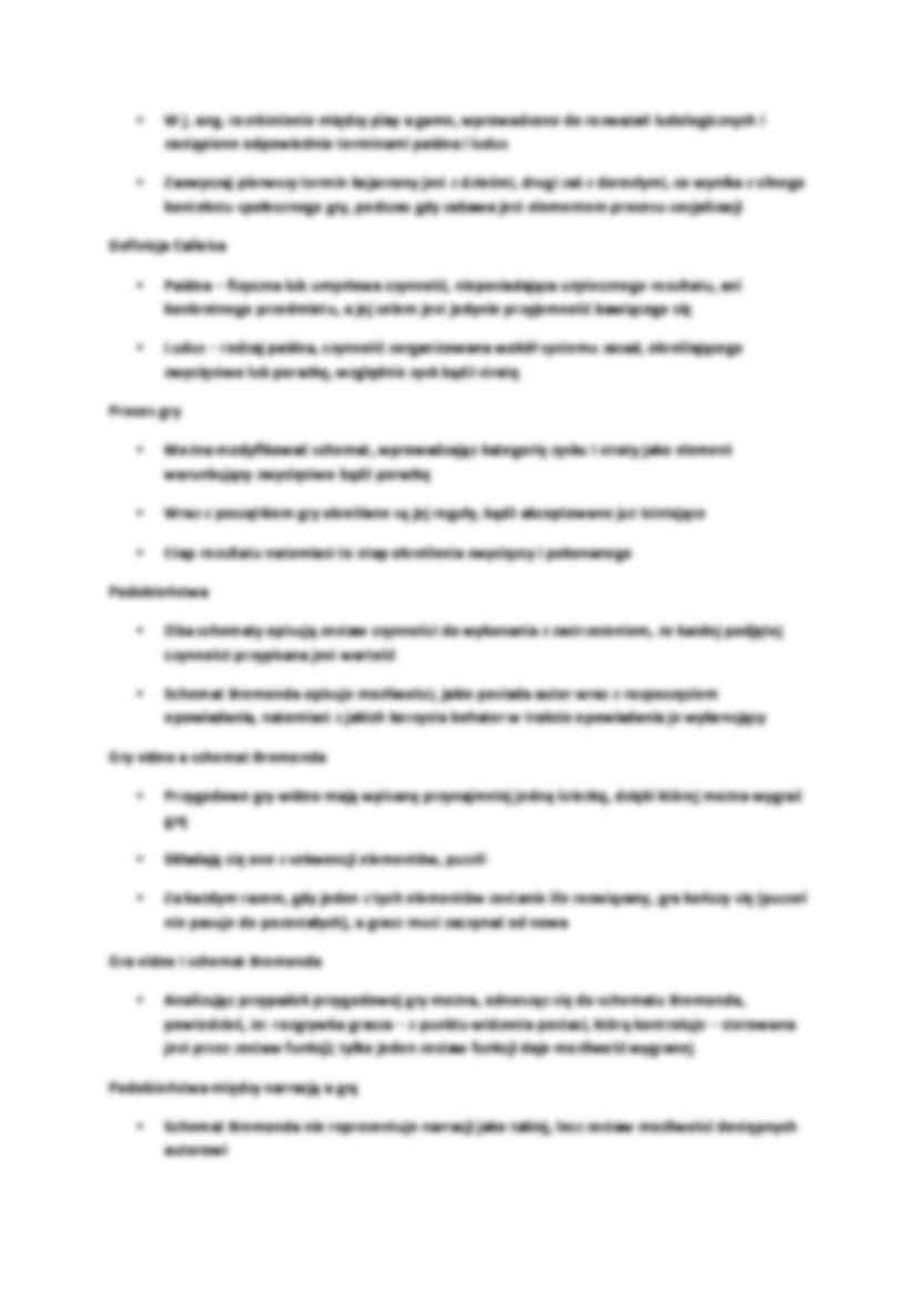 Ludologia vs narratologia - wykład - strona 2