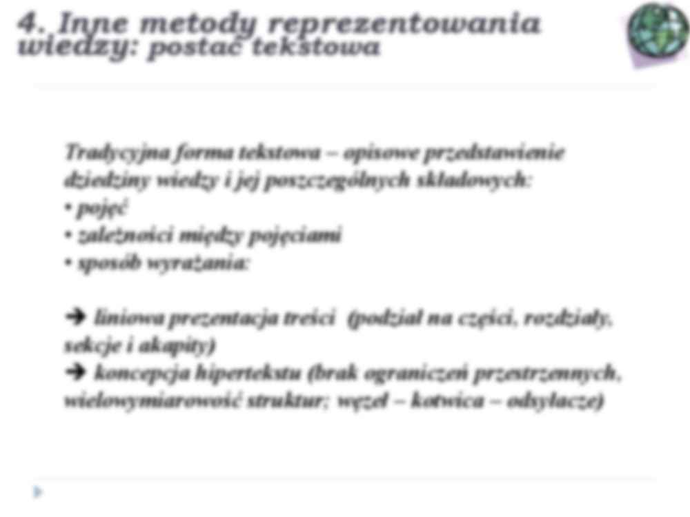 Reprezentowanie wiedzy w systemach inteligentnych - wykład - strona 3