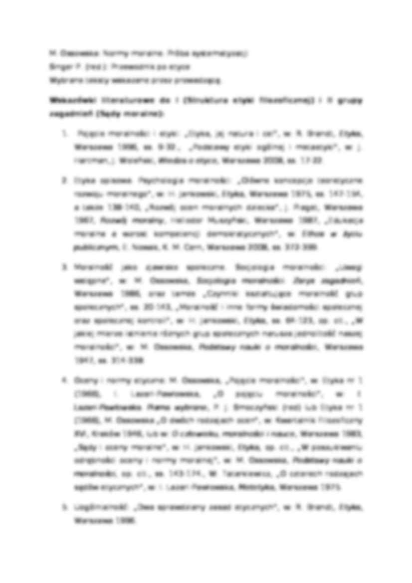 Etyka komunikacji - Zagadnienia i literatura. - strona 2