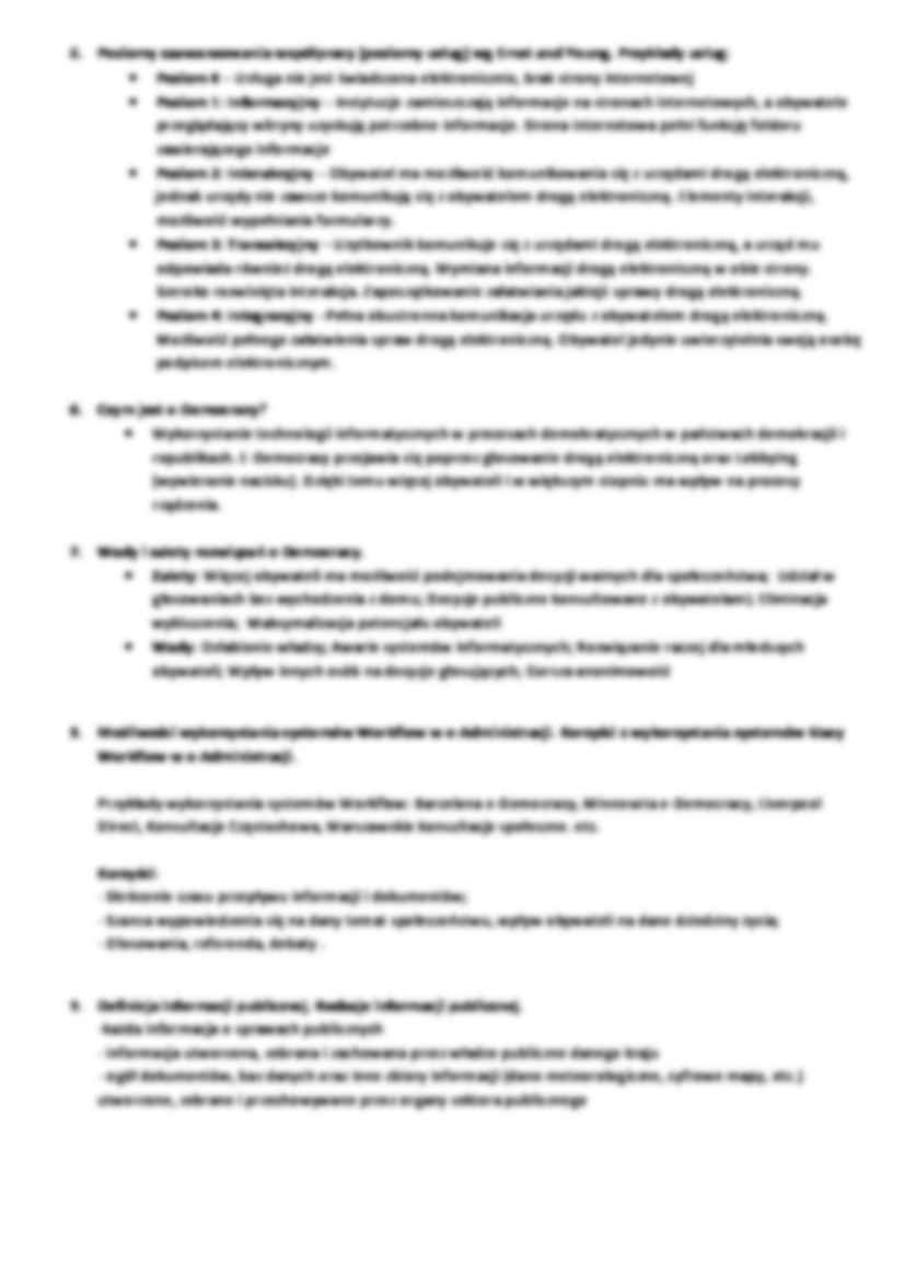 Informatyka w Administracji -  Opracowanie - strona 2