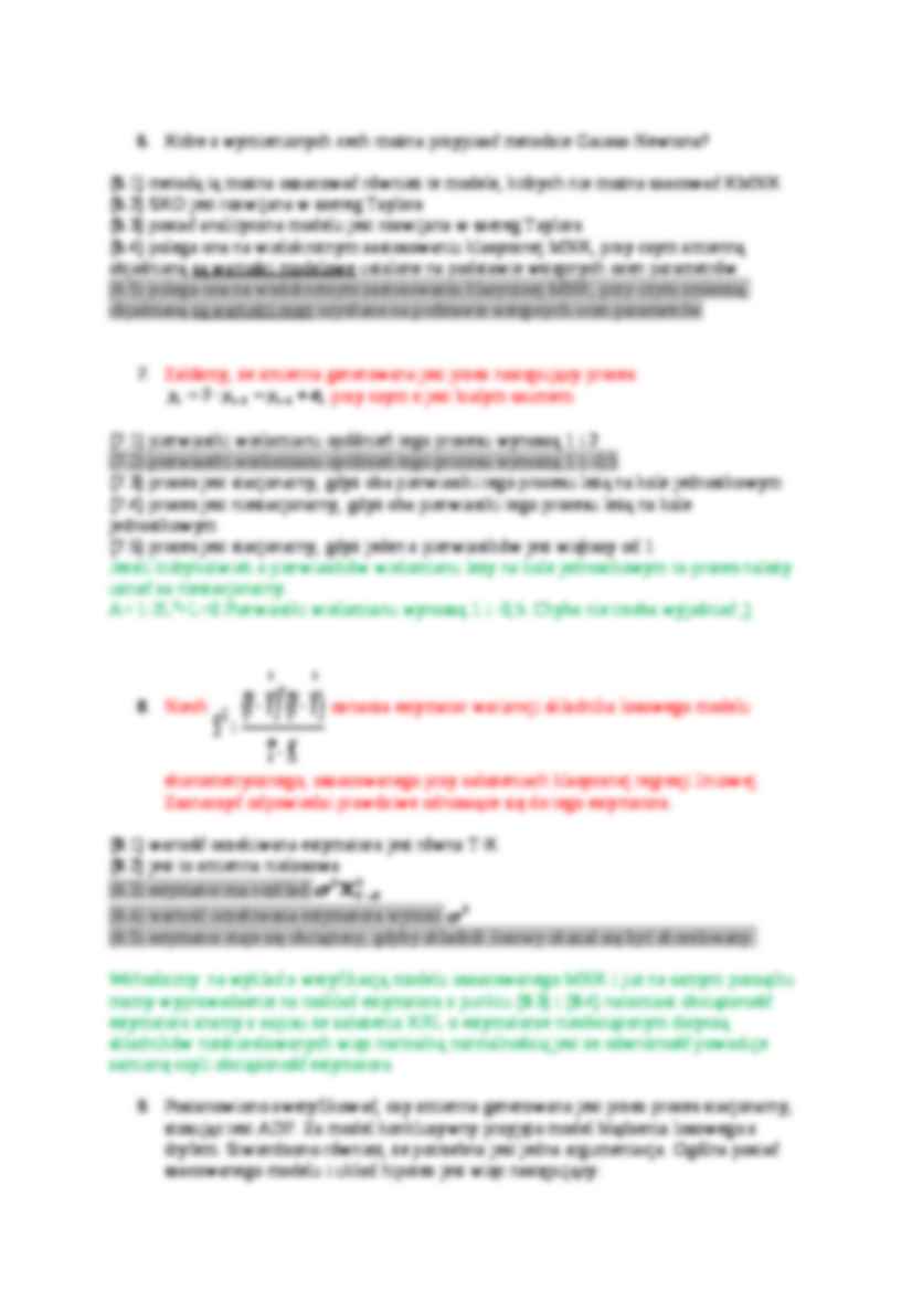 Ekonometria - Test - strona 3