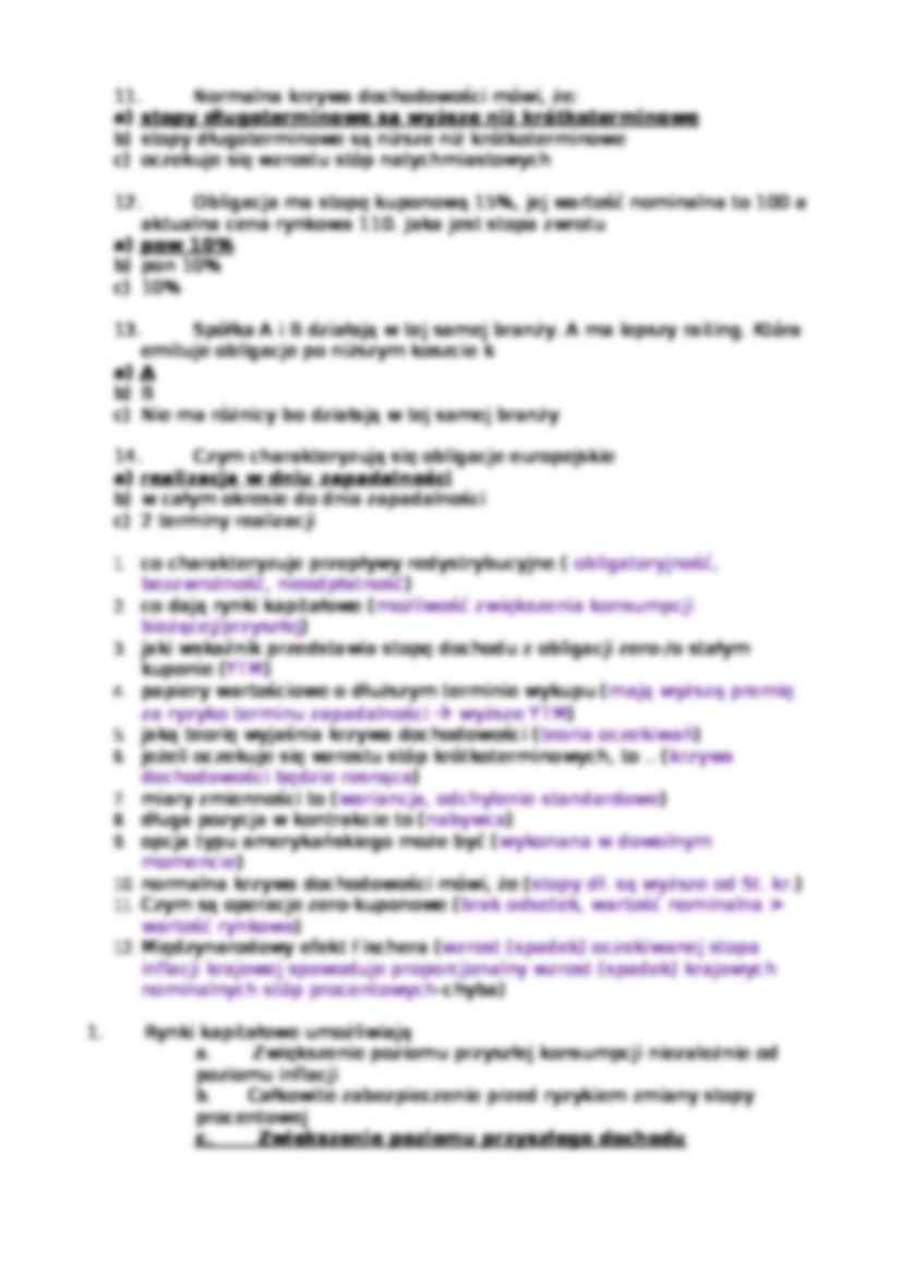 Finanse - Test - strona 2