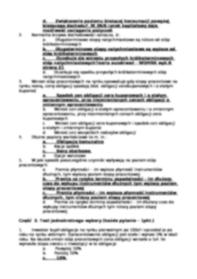 Finanse - Test - strona 3