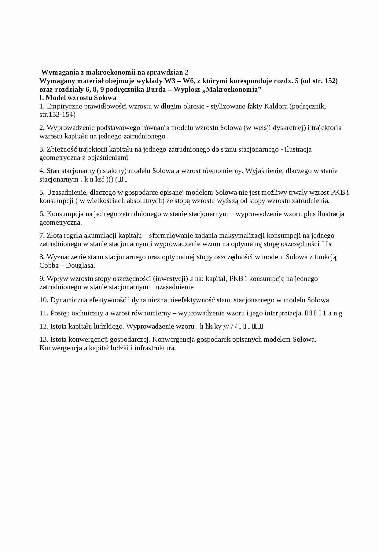 Wymagania egzaminacyjne - makroekonomia - strona 1