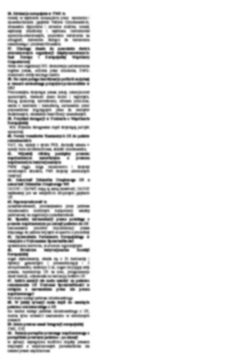 Prawo gospodarcze UE - Test 1 - strona 2