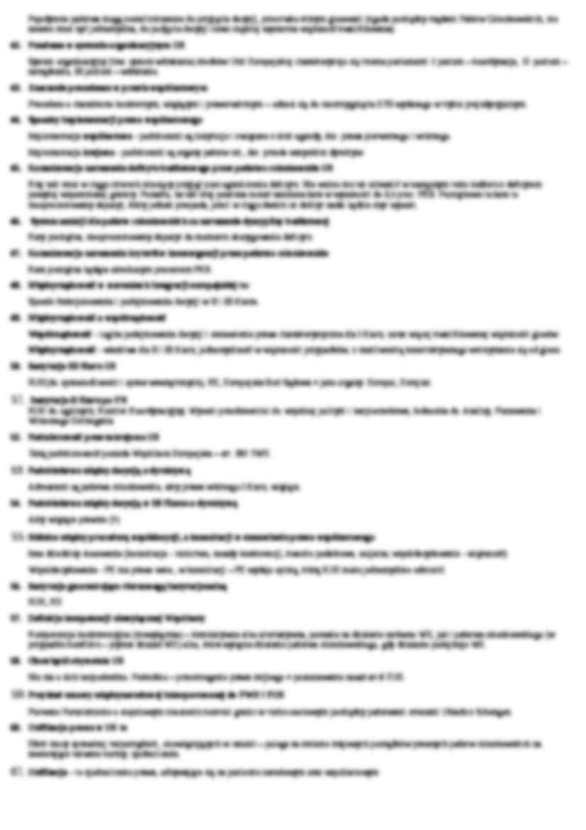  Prawo gospodarcze UE - Pytania. - strona 3