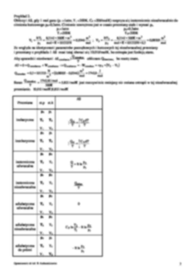 Wykład - PRZEMIANY pVT gazu doskonałego - strona 3