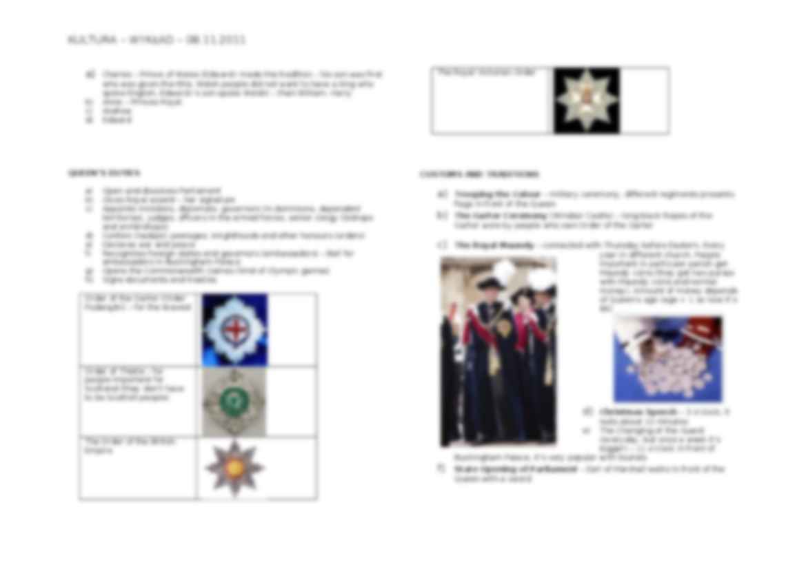 Wykład - monarchy of UK - strona 2