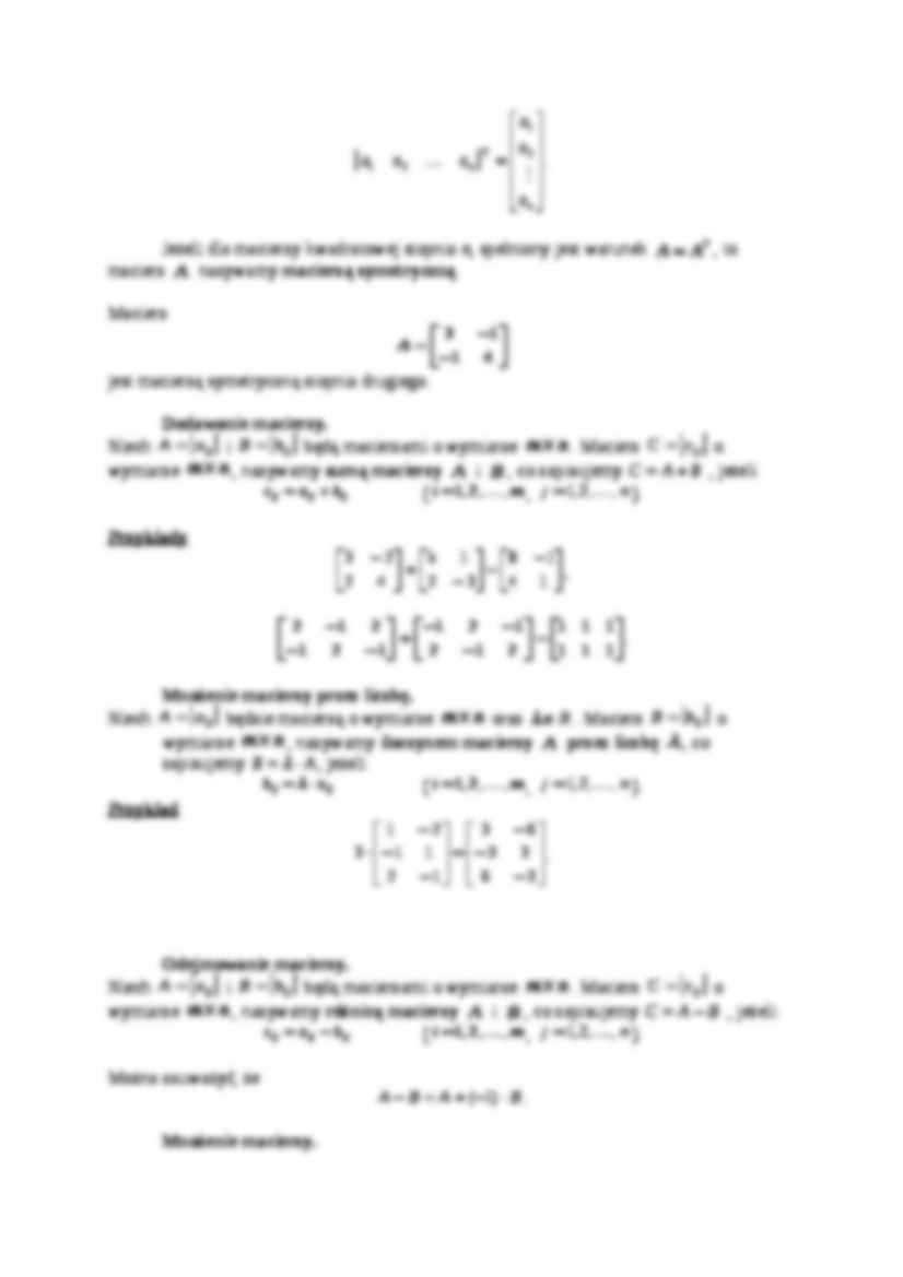 ćwiczenia - macierze - strona 3