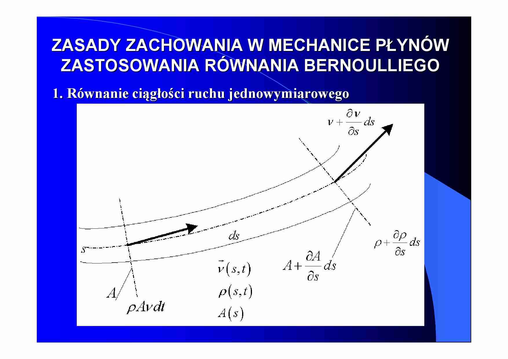 Wykład - zadady zachowania w mechanice płynów - strona 1