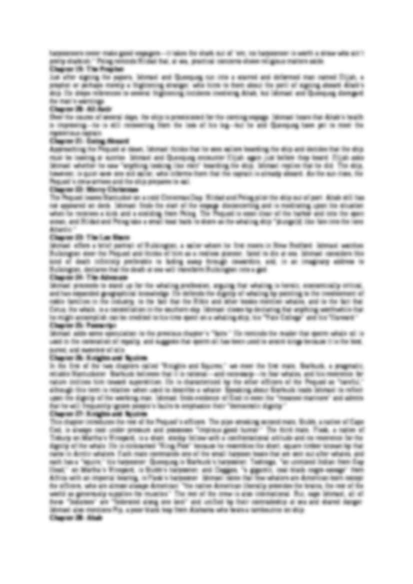 Moby Dick streszczenie - wykład - strona 3