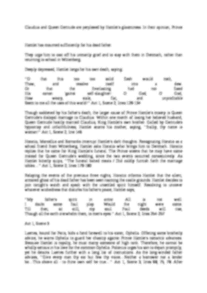 Hamlet Plot - wykład - strona 2