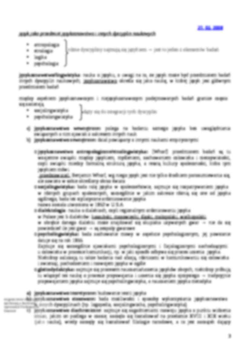 Wykład - pochodzenie języka - strona 3