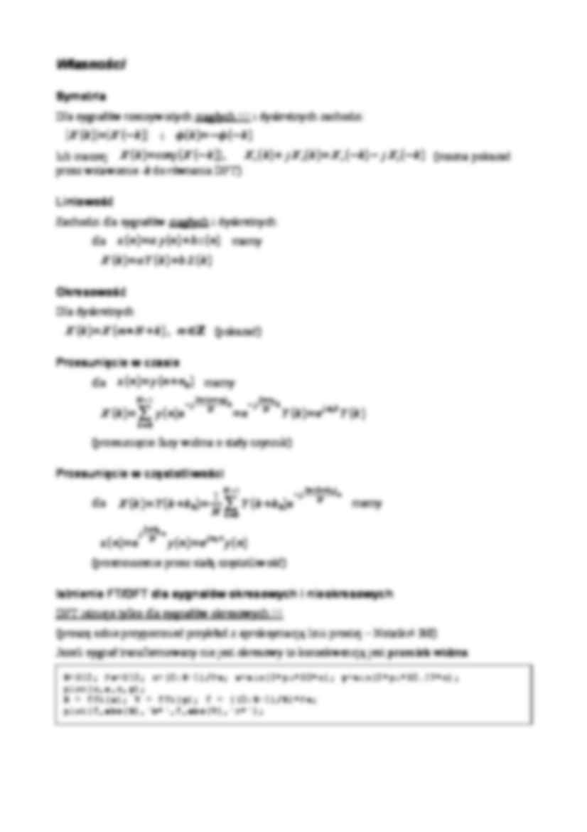 Wykład - Widmo sygnału - strona 2