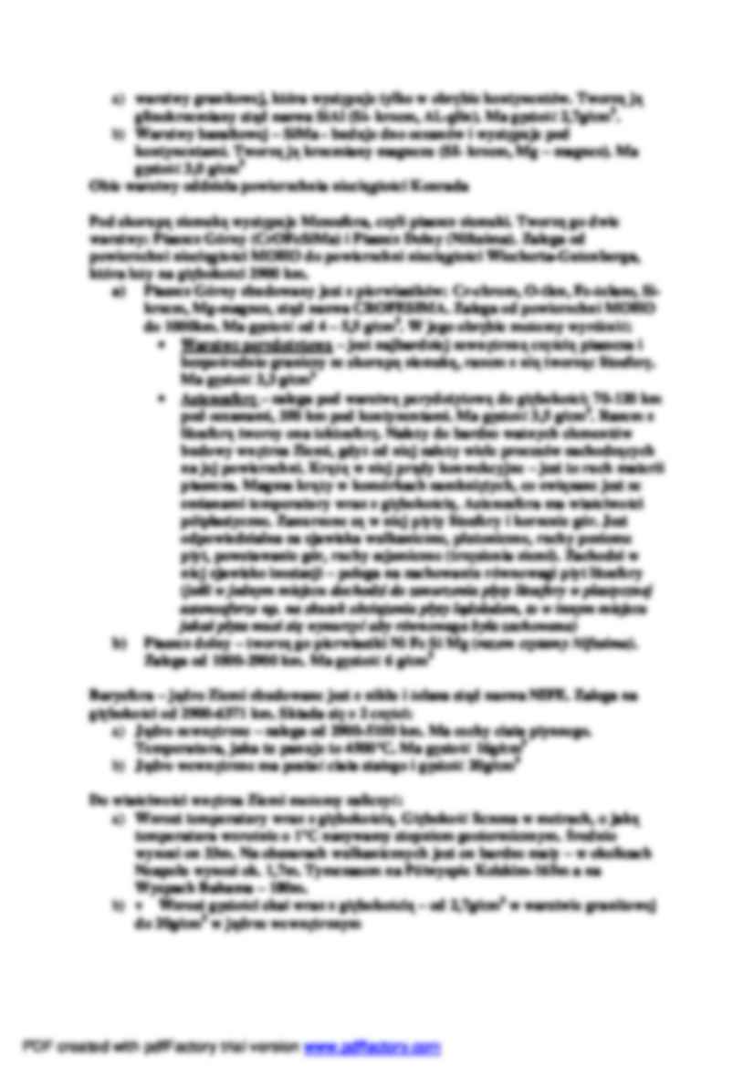 Budowa właściwości wnętrza Ziemi - wykład - strona 2