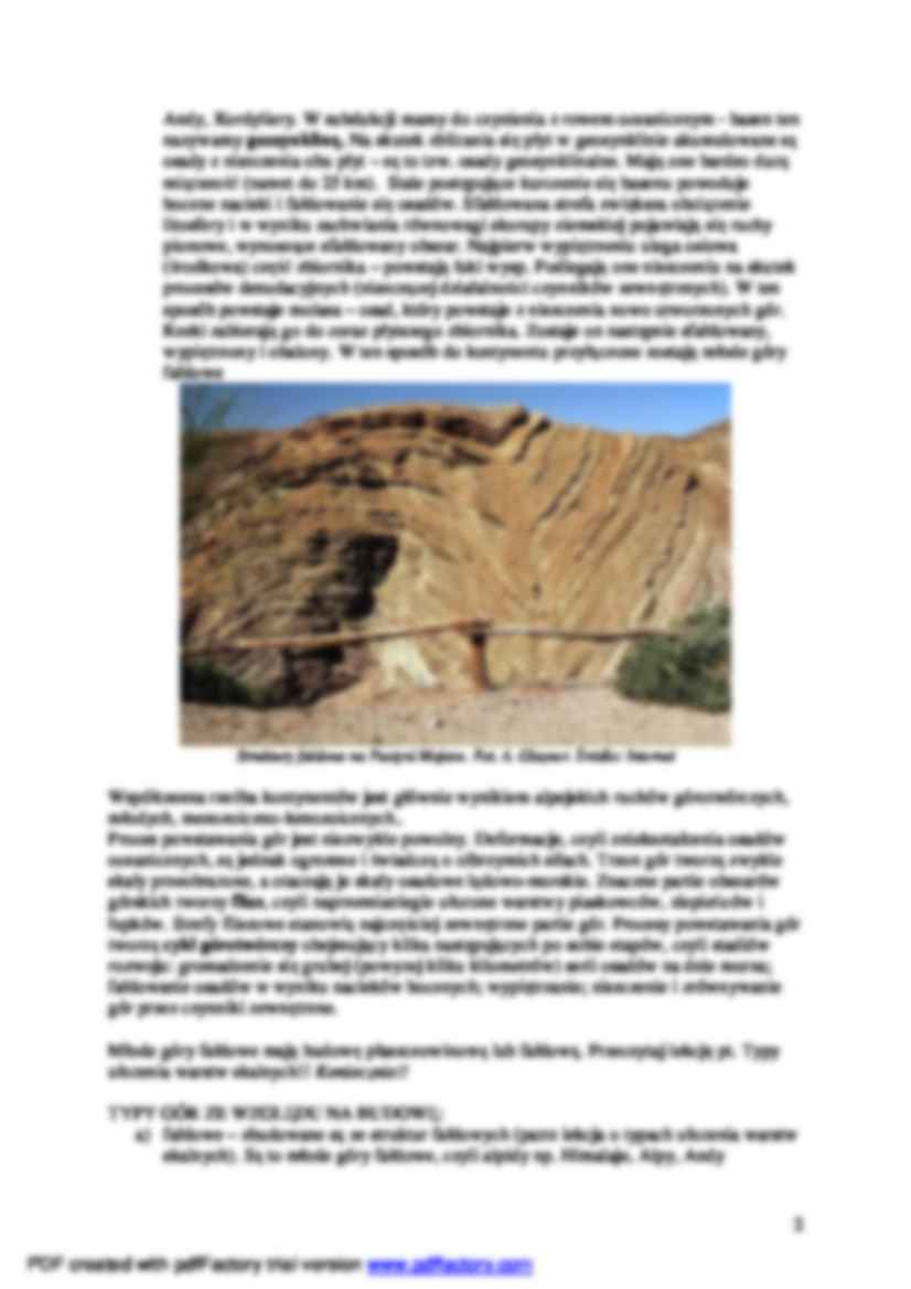 Ruchy górotwórcze - wykład - strona 2