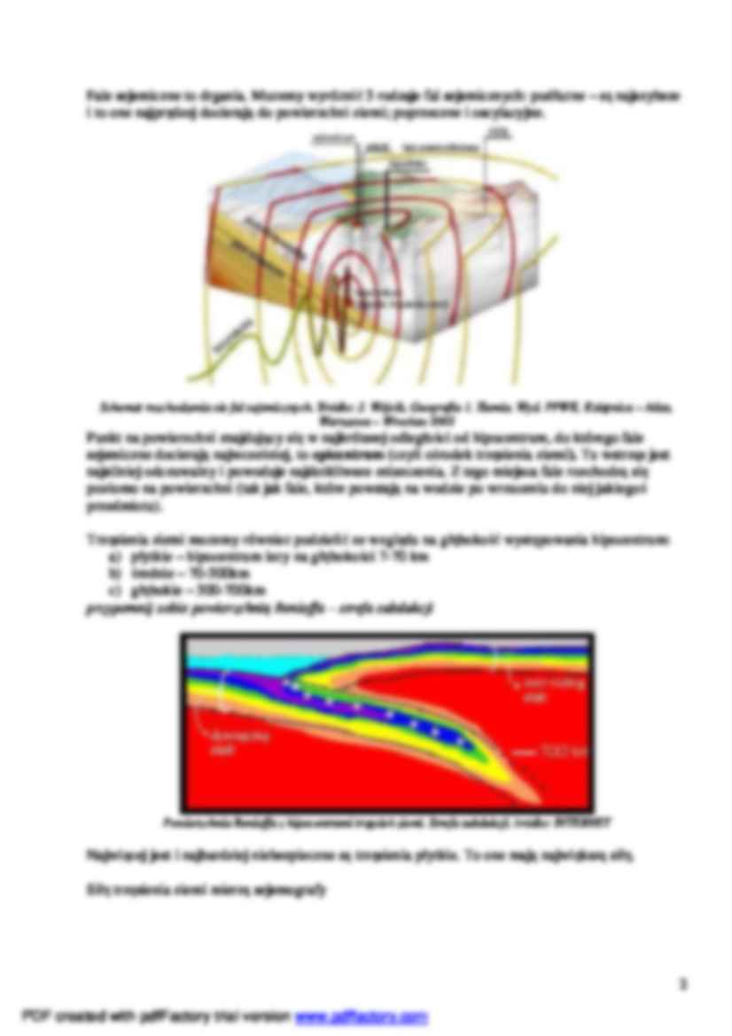 Trzęsienia Ziemi - wykład - strona 2
