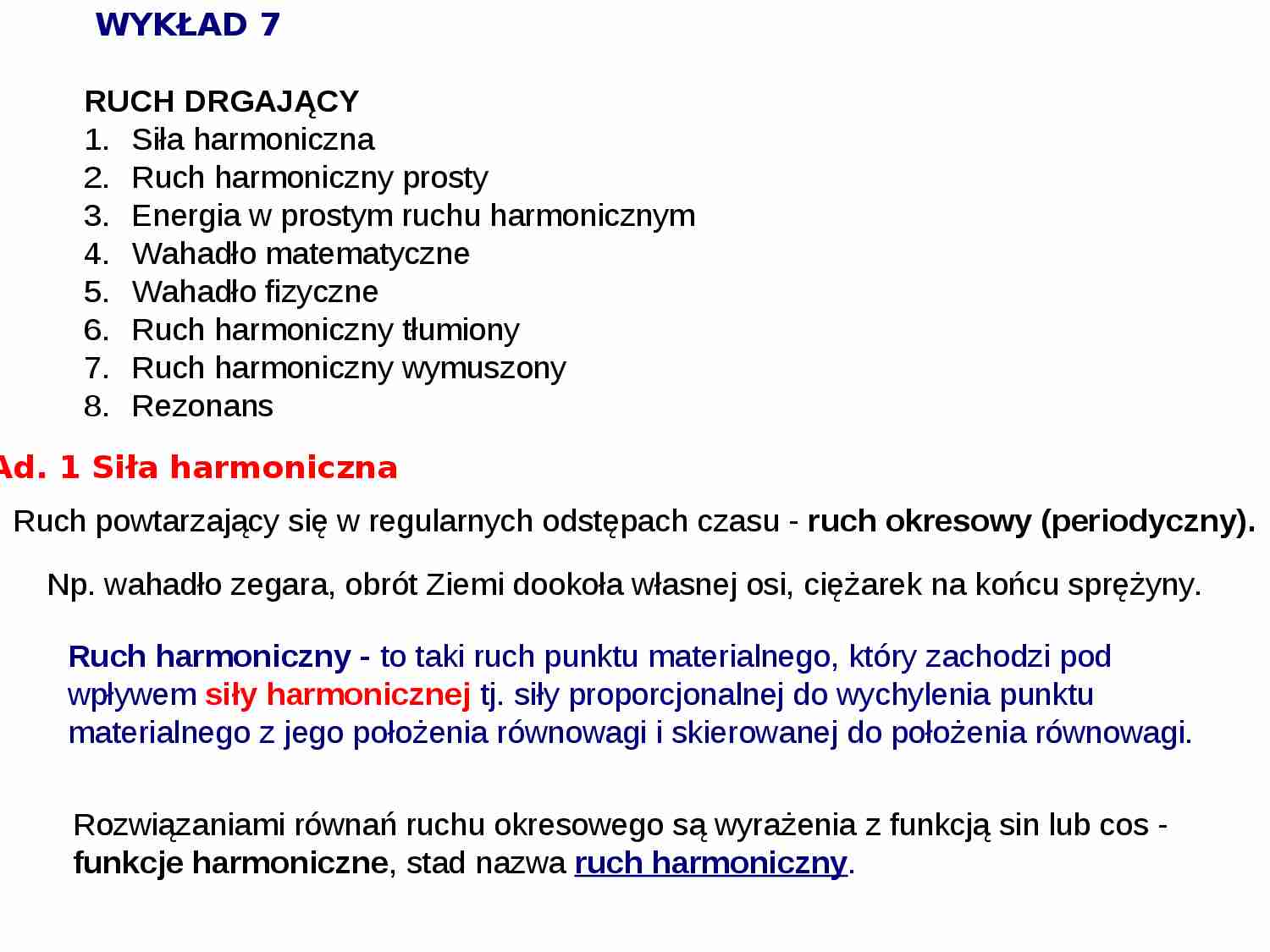 Wykład (7) - strona 1