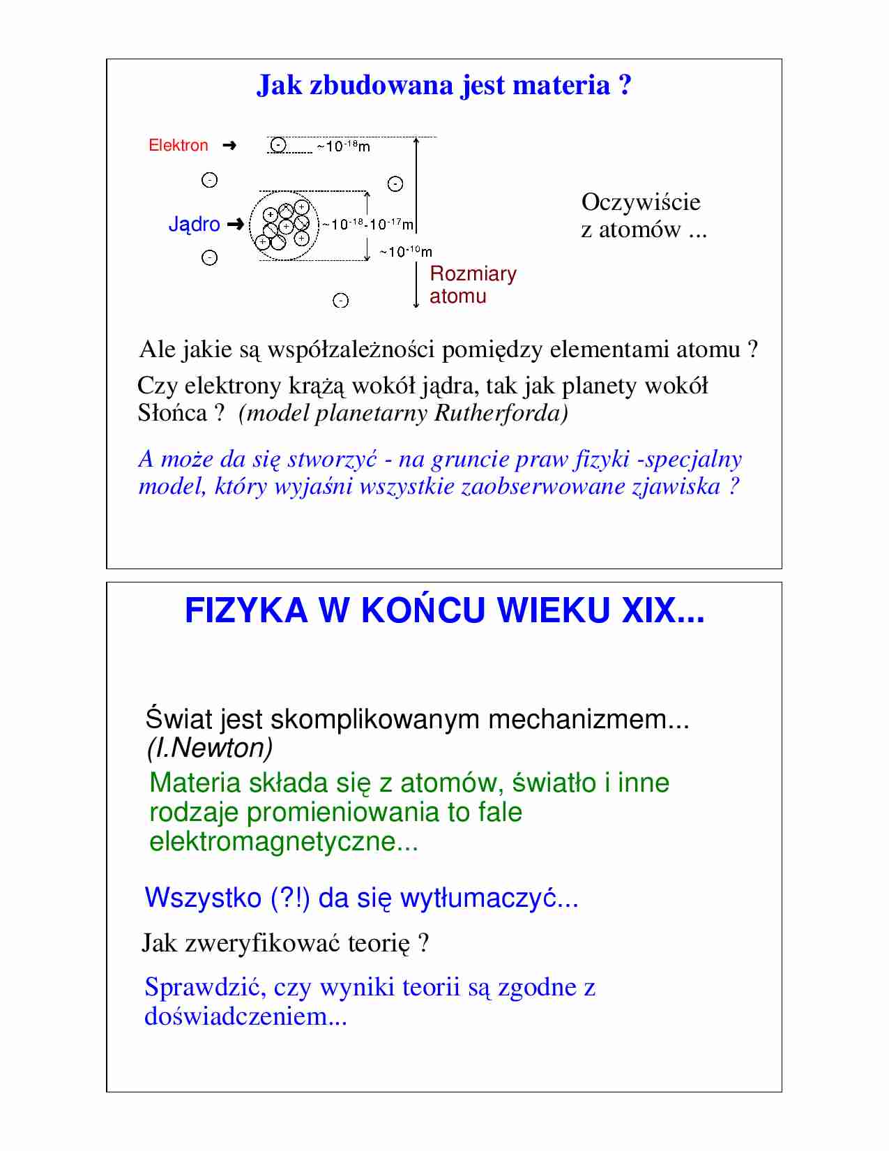 podstawy chemii fizycznej - wykład - strona 1