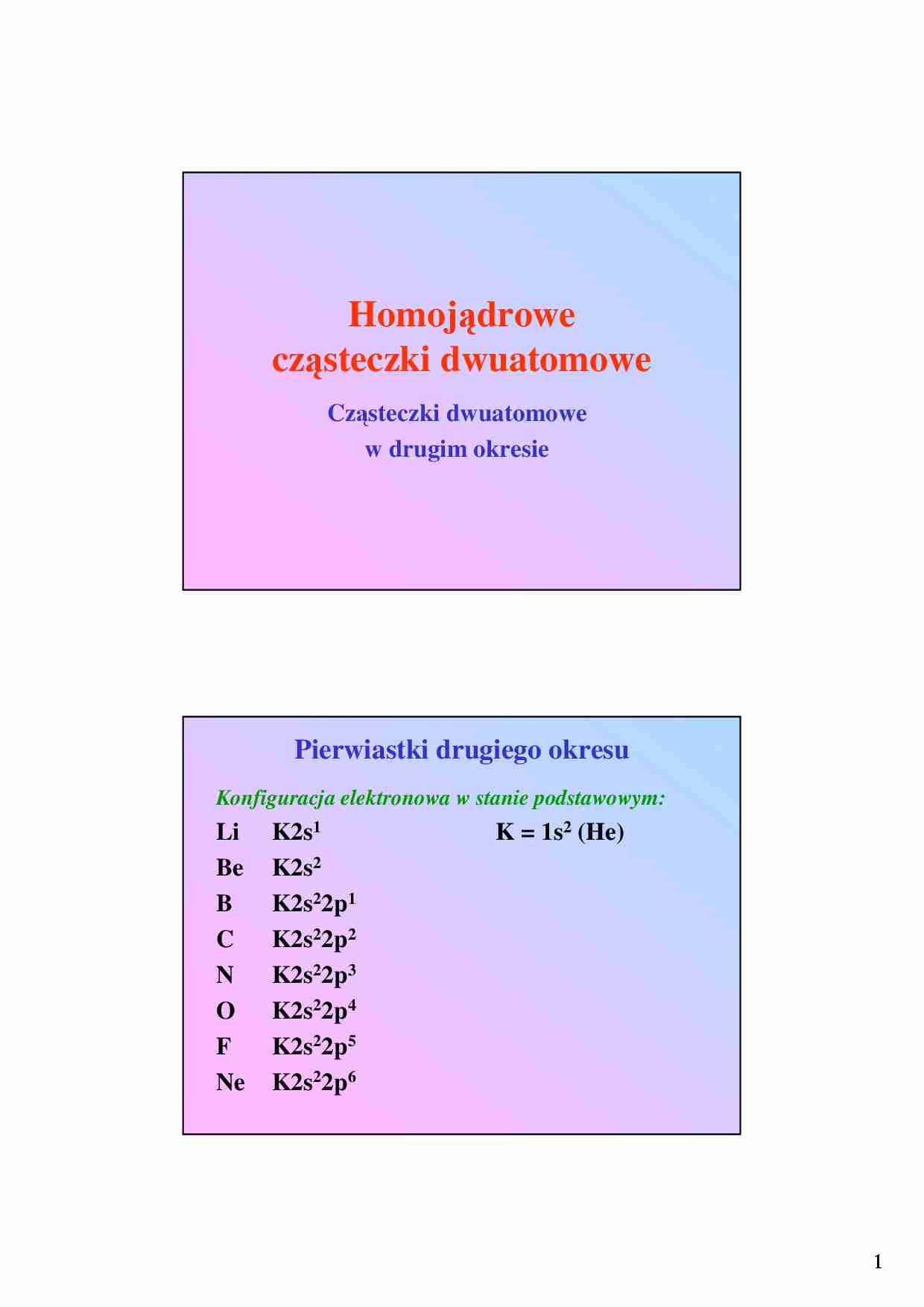 podstawy chemii fizycznej - wykład 10 - strona 1