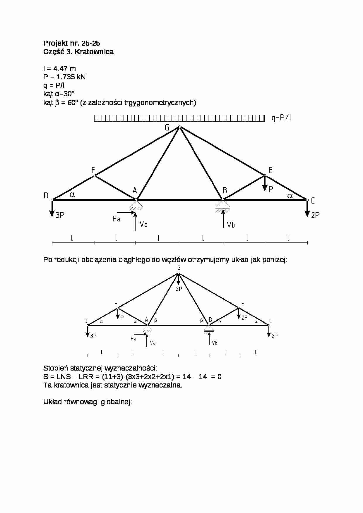 wytrzymałość materiałów i konstrukcji - ćwiczenia 3 - strona 1