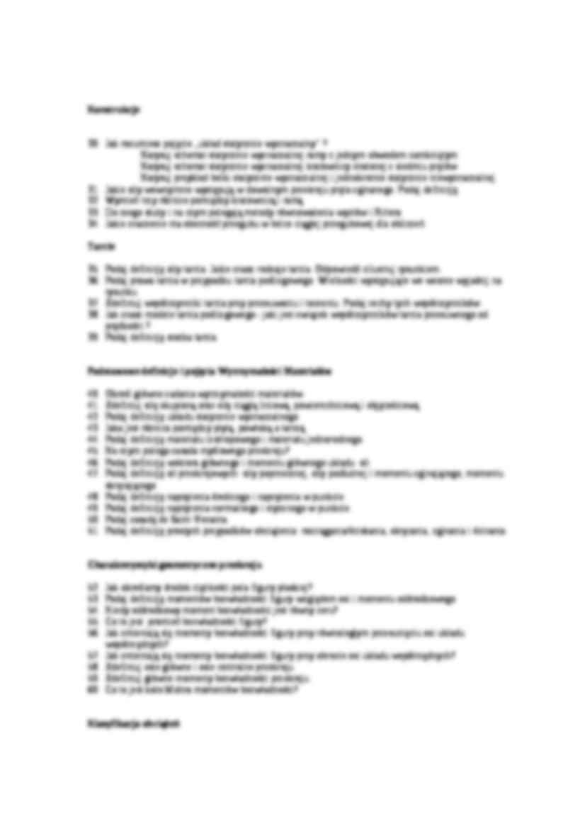 wytrzymałość materiałów i konstrukcji - ćwiczenia 7 - strona 2