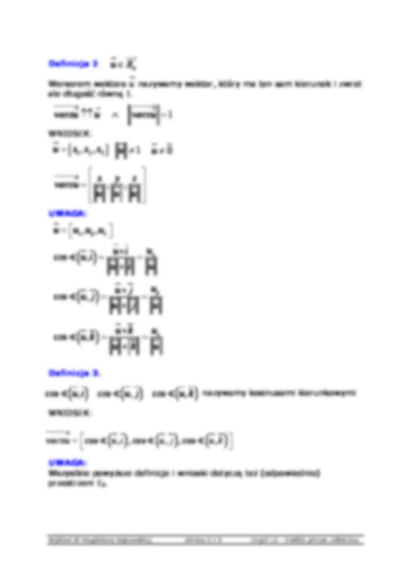 euklidesowa przestrzeń wektorowa - omówienie - strona 3