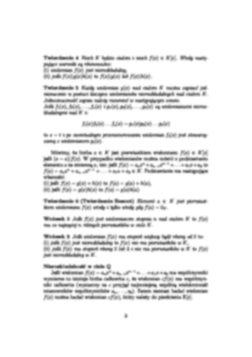 wielomiany -  Wykład 7 - strona 3