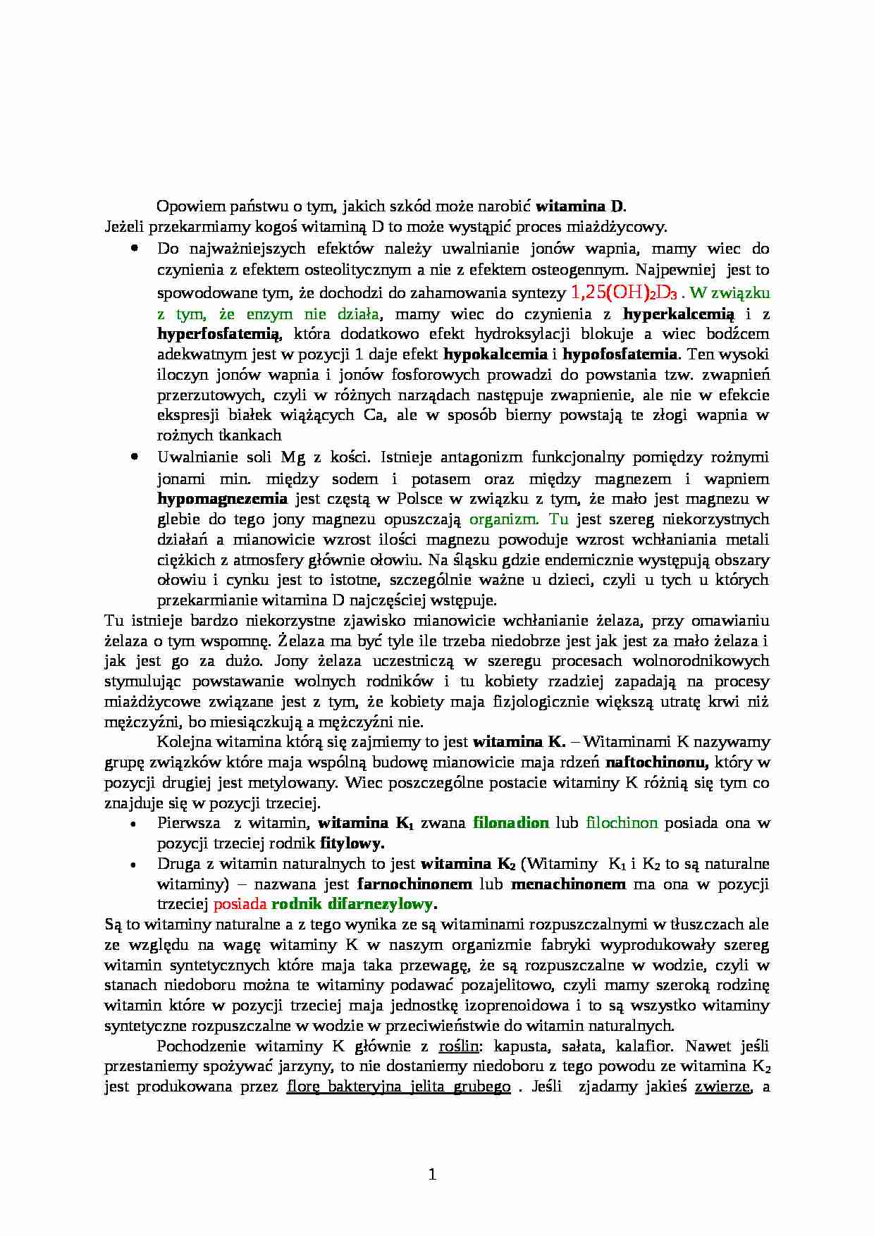 Biochemia - wykład 1 - strona 1